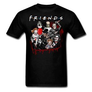 Horror Friends Pennywise Michael Myers Jason Shirt
